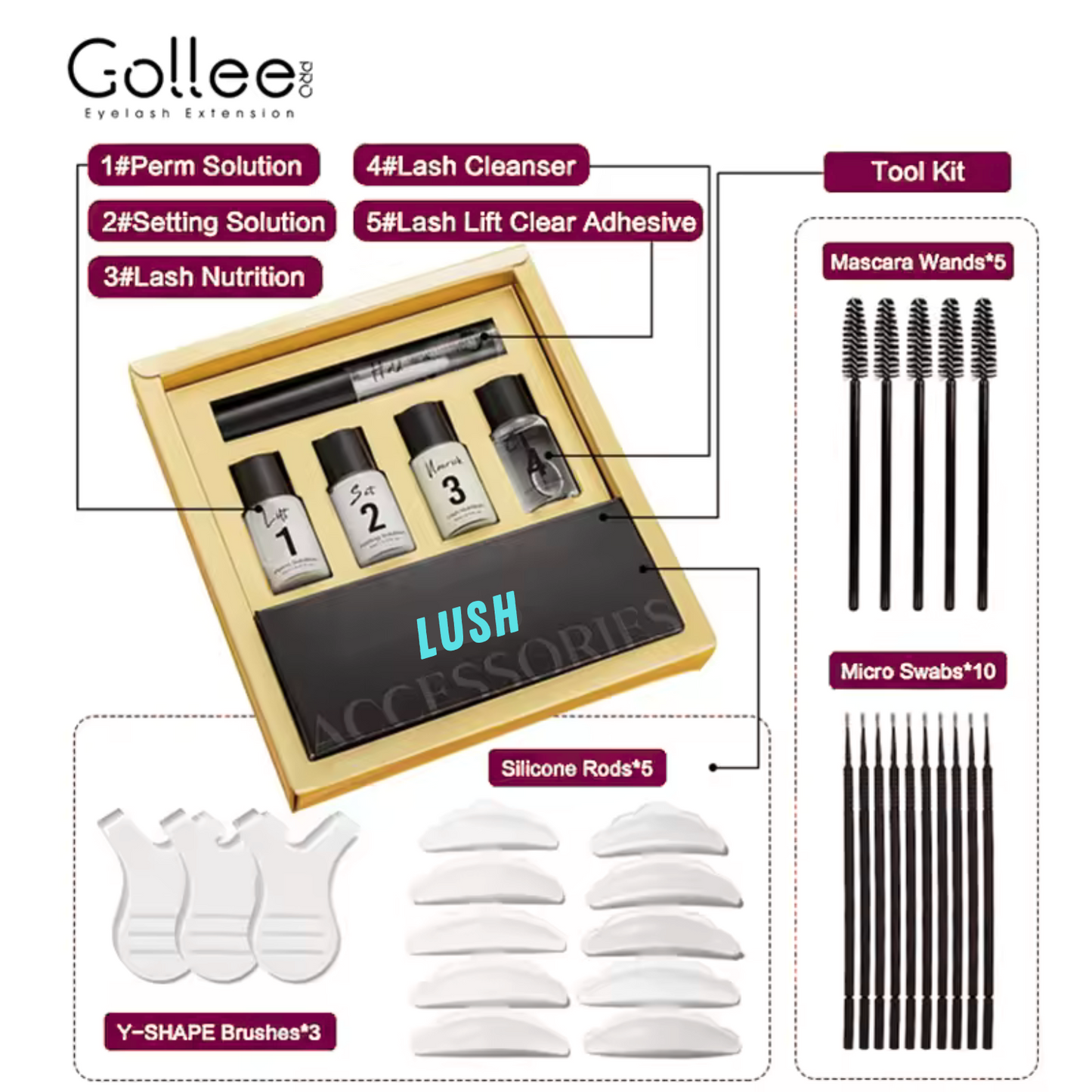 Lush Lashlift Set™ | Long Lasting Lashes Kit