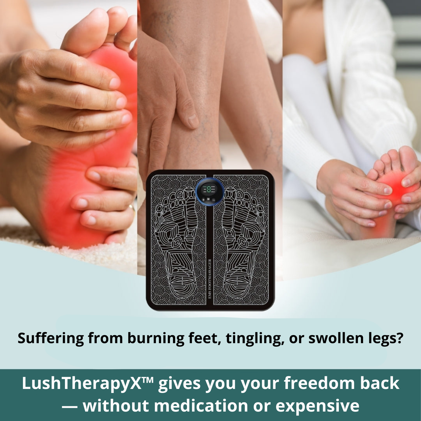 LushTherapyX™ | Foot massager