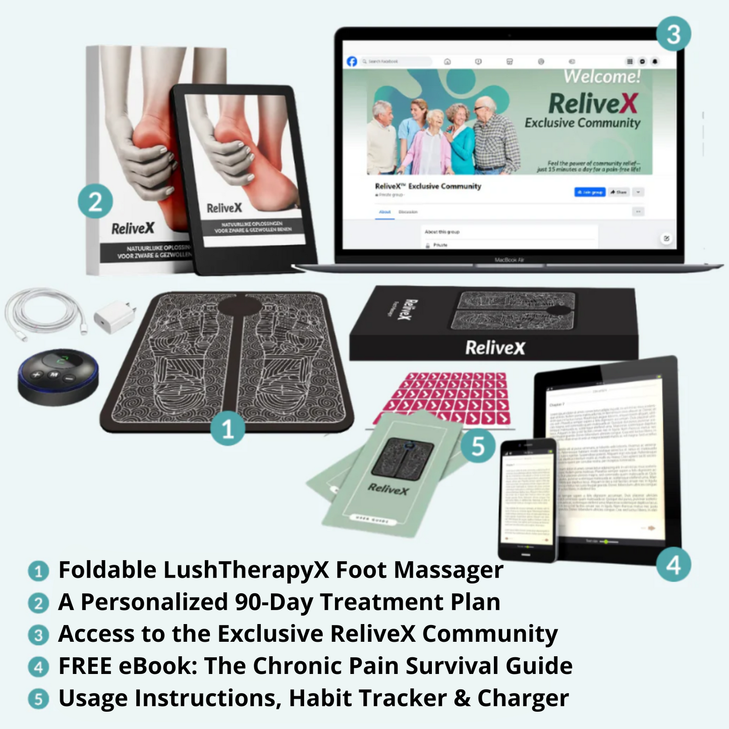 LushTherapyX™ | Foot massager