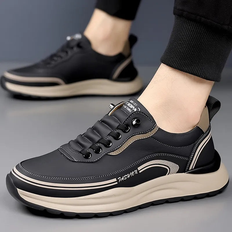 Bequeme, leichte orthopädische Schuhe für Herren