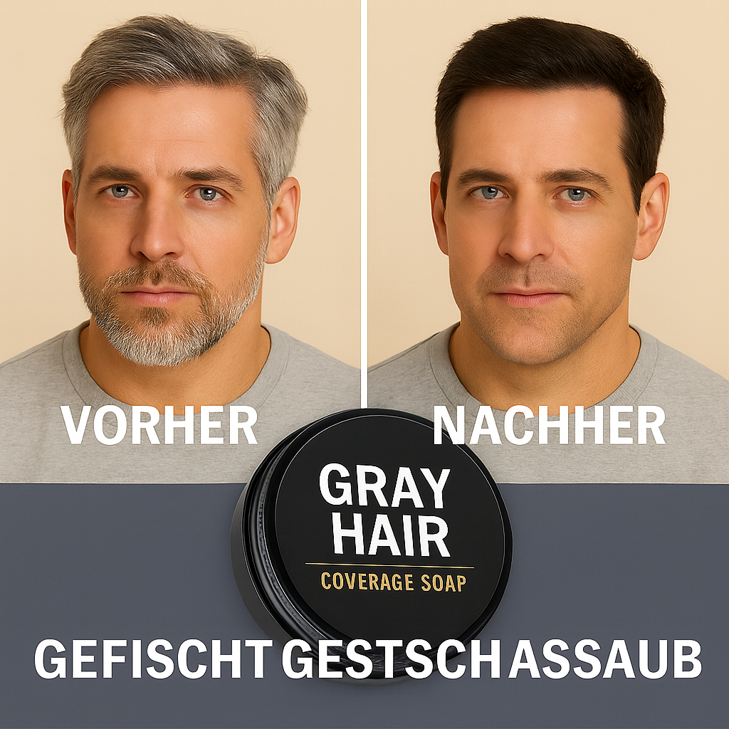 Grey Gone Shampoo Bar | Verabschieden Sie sich in wenigen Minuten von grauen Haaren