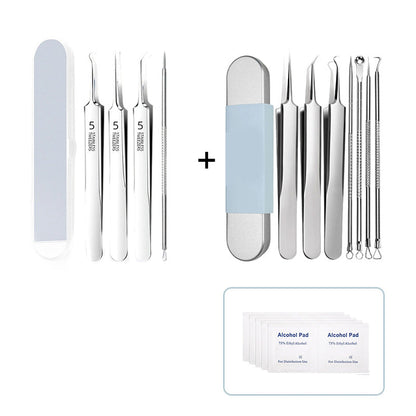 Mitesserentferner-Werkzeugset aus Edelstahl