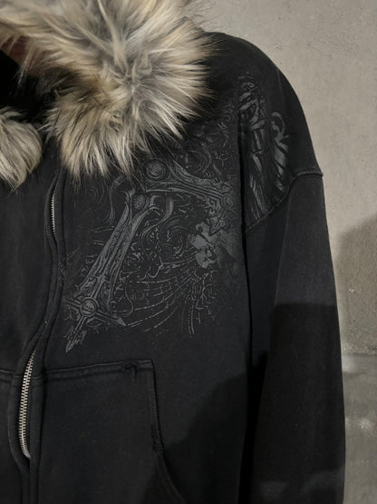 Taiga Lush | Fur Zip Hoodie
