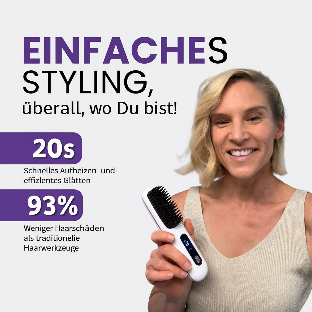 Tragbare Glättungsbürste™