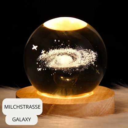 Beruhigende kosmische Lichter | Galaxie, Saturn, Mond