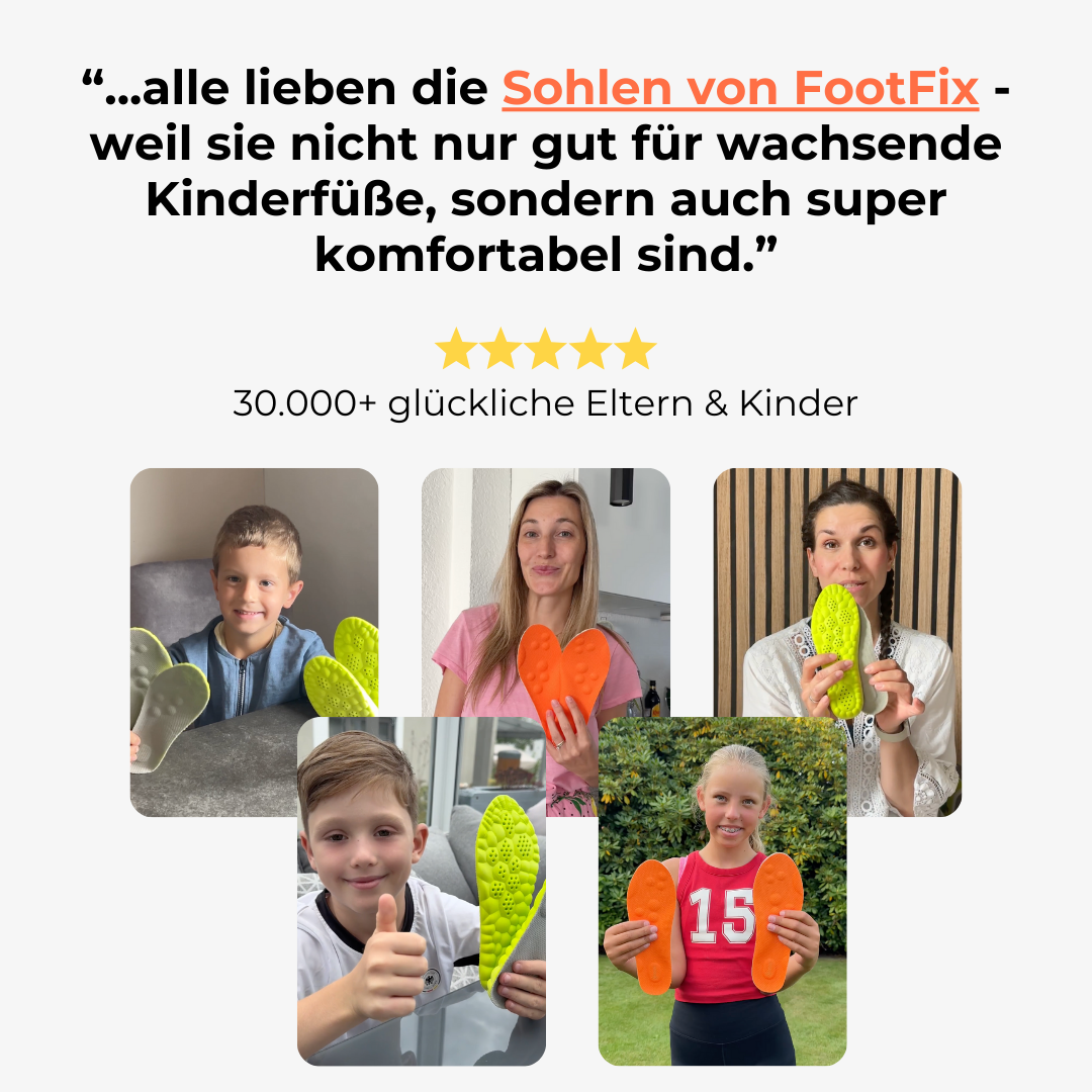 LushFootFix™ - Massage Schuhsohlen für Kinder