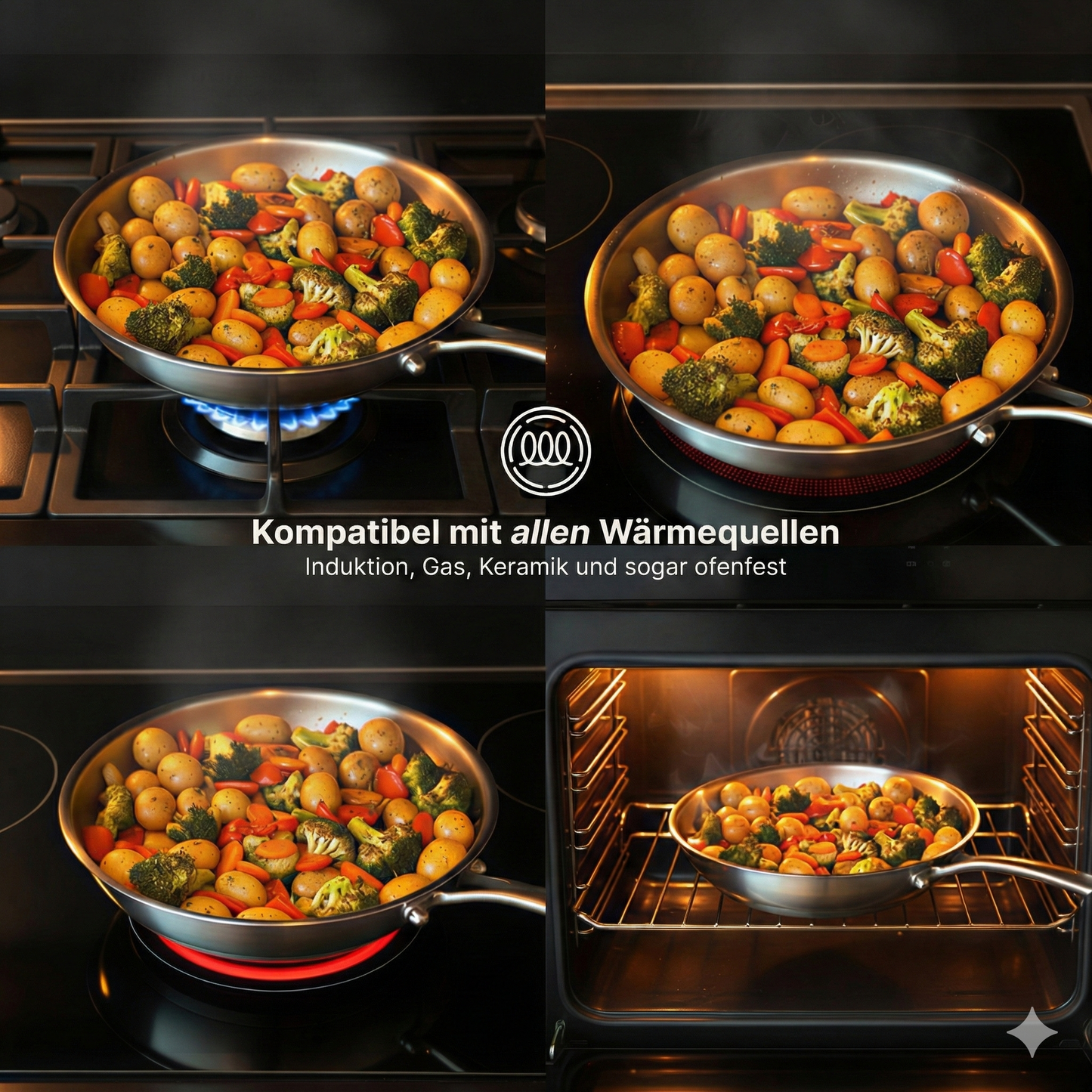 Titanium Hammered Pan Pro | Die einzige Antihaftpfanne, die Ihr Essen nicht vergiftet