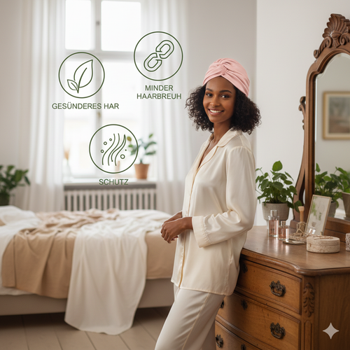 Premium Seidenmütze | Glanz Über Nacht