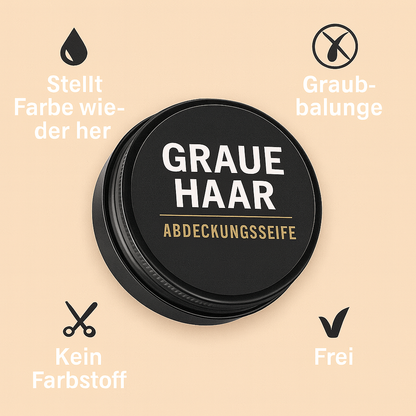 Grey Gone Shampoo Bar | Verabschieden Sie sich in wenigen Minuten von grauen Haaren