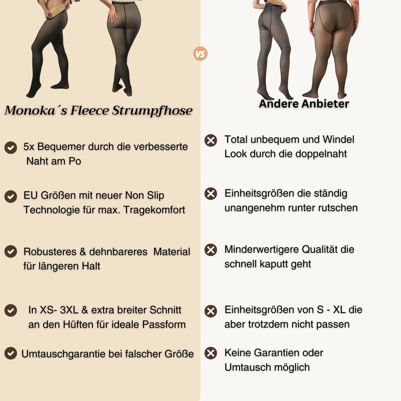 Premium Fleece Strumpfhose™ | Warm, Elegant &amp; Unglaublich Bequem