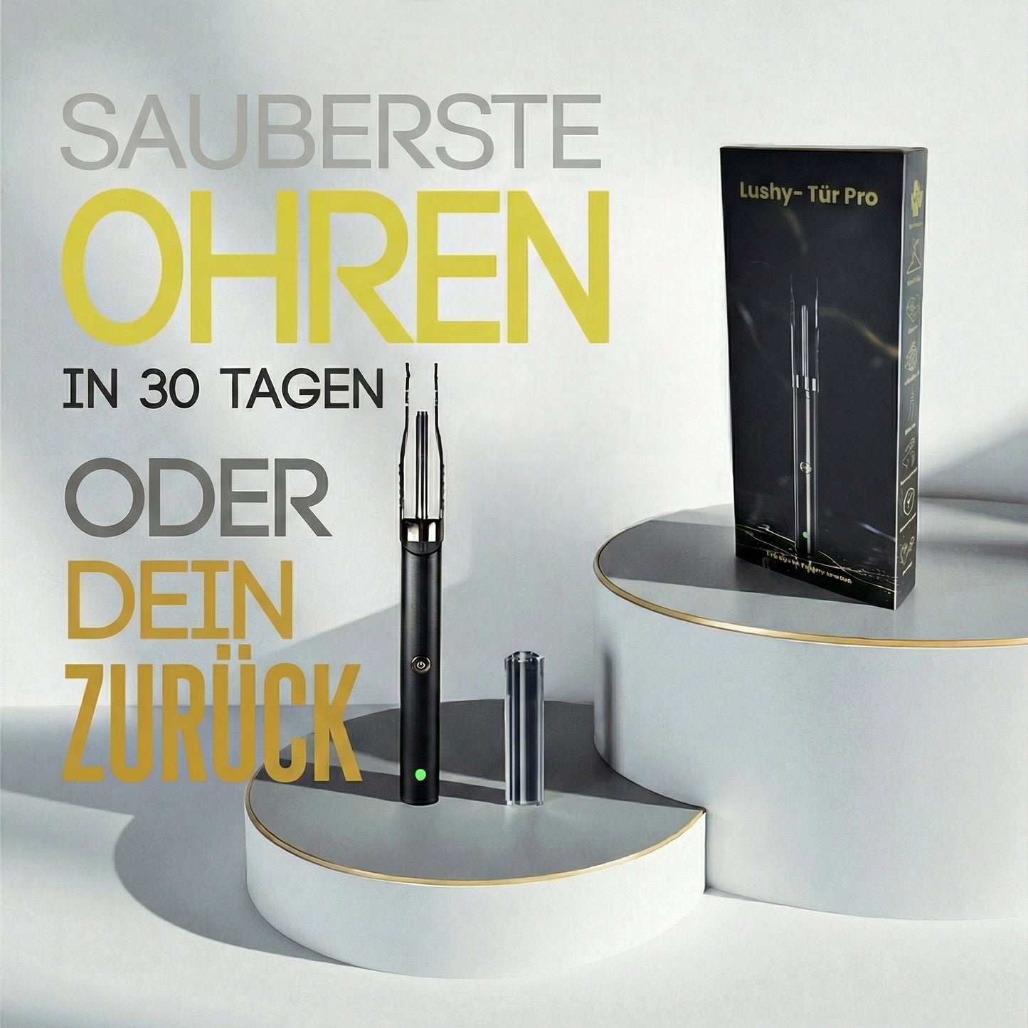 Lushy Tür | Vom Arzt empfohlene Technologie für die Ohrengesundheit