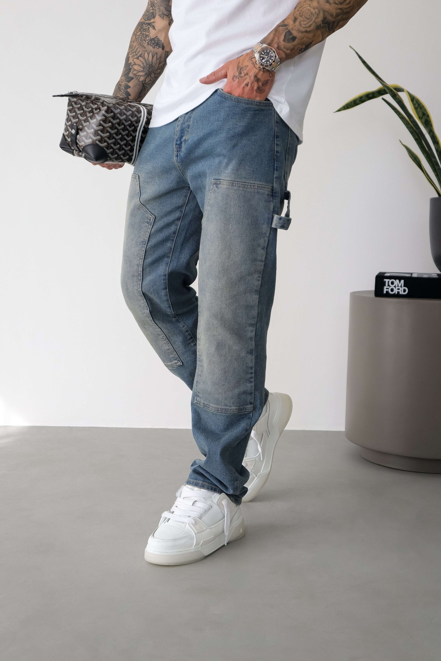 Lush Lässige, Lockere Jeans