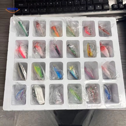 24 Tage Fischerei Überraschungsbox | Jeden Tag Ein Köder